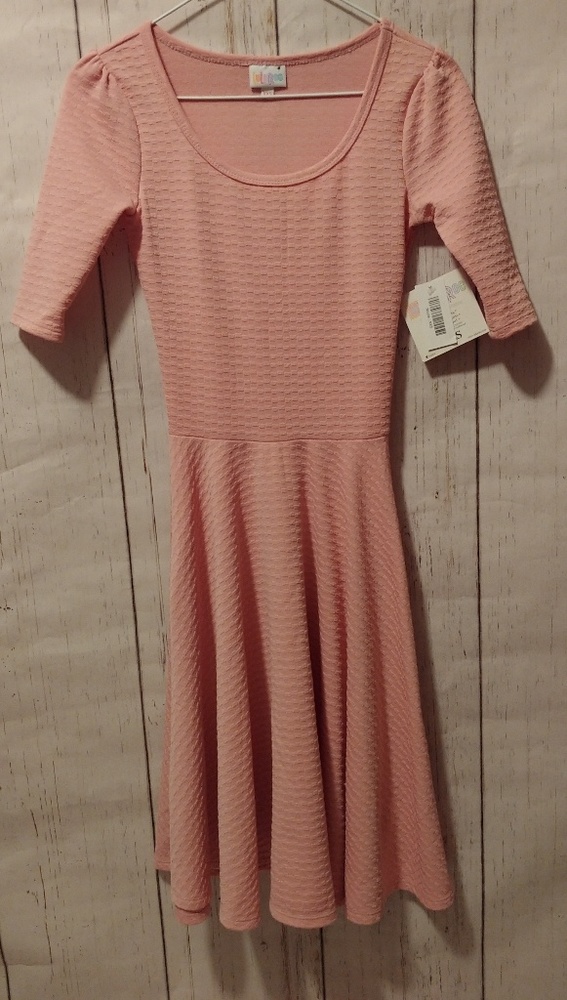Blush Pink Nicole XXS LulaRoe Dress